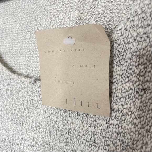 J Jill Womens Sweater 3X Gray Lagenlook Knit Drawstring Boho Comfort Easy Fit - Picture 6 of 8